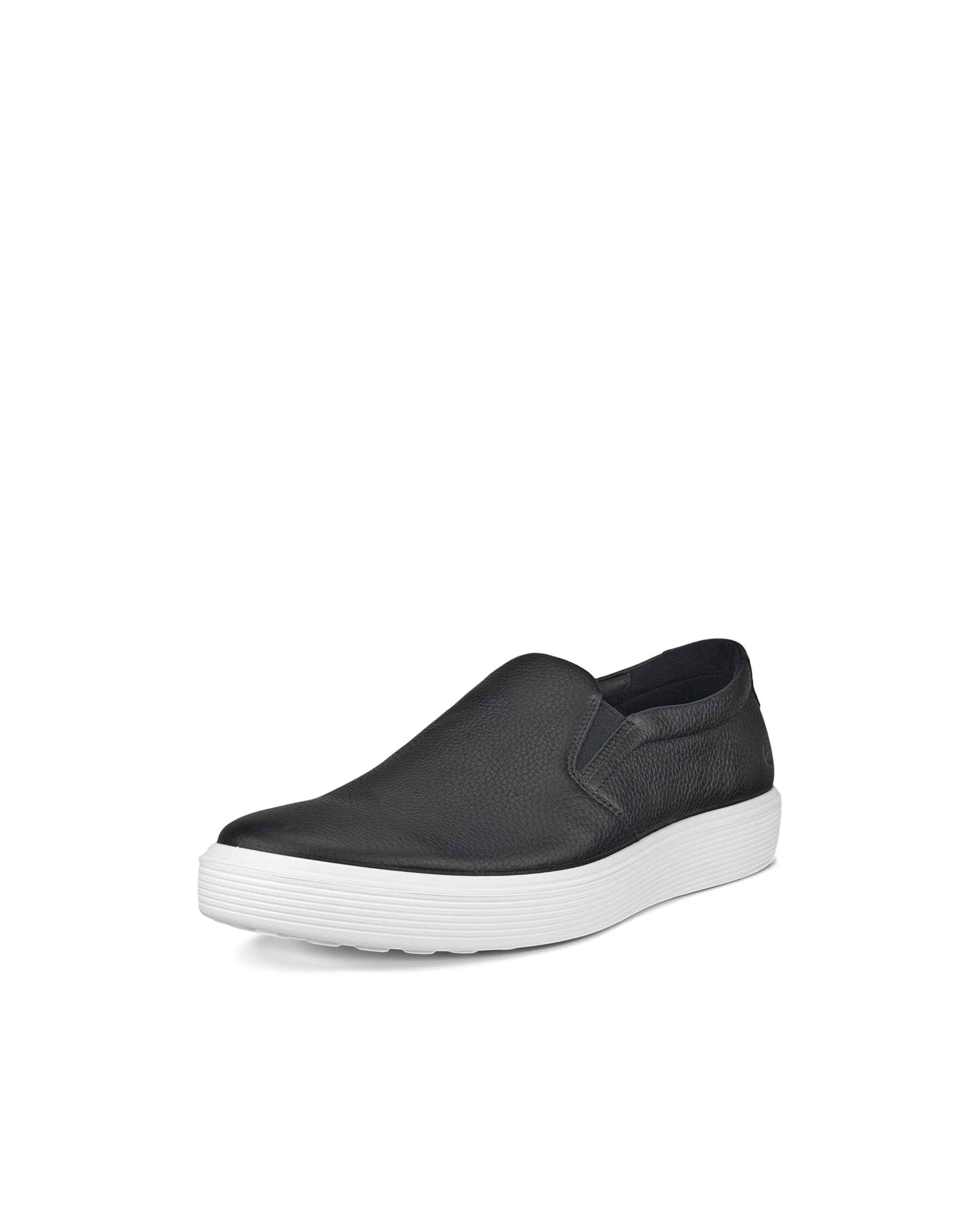 

Casual Sneakers Soft 60 Genuine Leather Casual Sneakers BLACK cm 3E [ECCO] Men s Slip-on 24.5 чорний