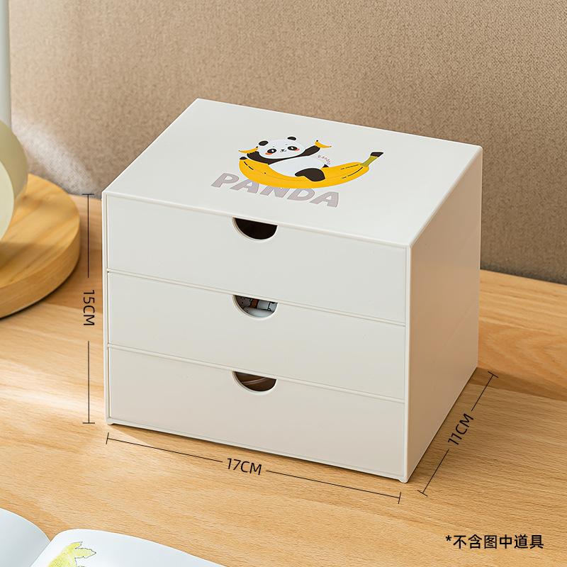 Aufbewahrungsboxen für Kosmetika im Schreibtisch-Schubladenstil, für Zuhause, Kunststoff, Schmuckschatulle für Bürobedarf, Kleinigkeiten, Organisationsbehälter, Make-up-Koffer