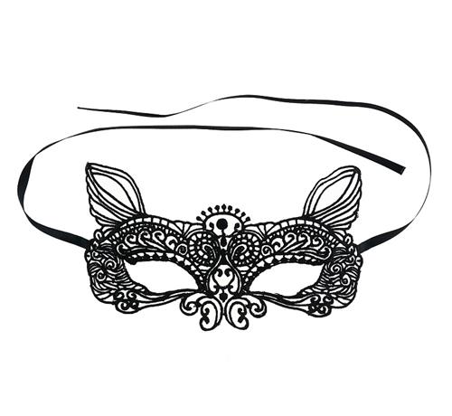 Openwork Cat Mask 1 pc