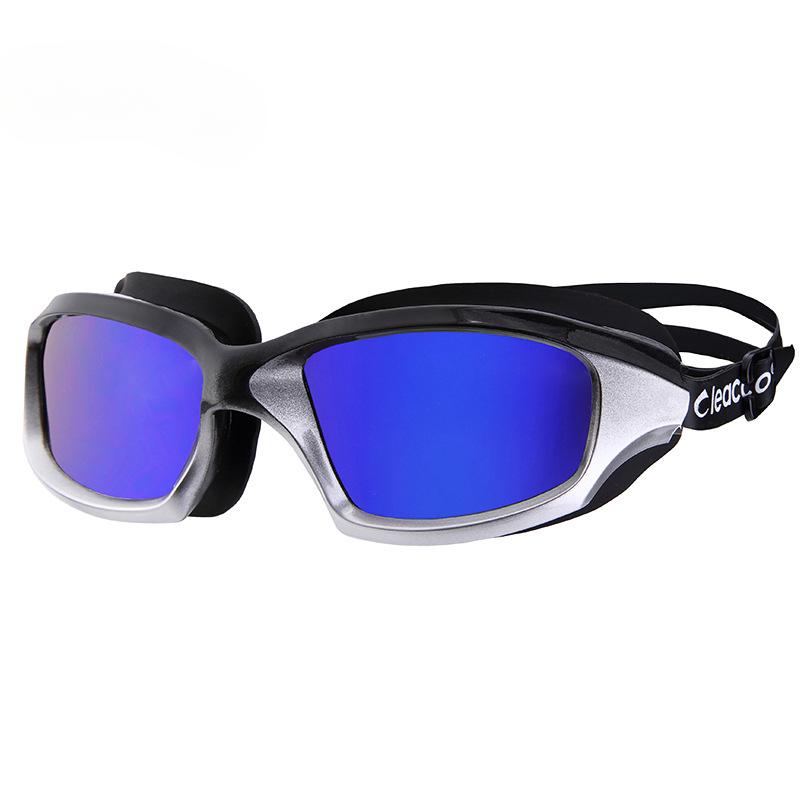 Ochelari de înot de înaltă definiție, impermeabili și anti-aburire, pentru bărbați și femei, echipament profesional pentru ochelari de înot cu cadru mare pentru adulți