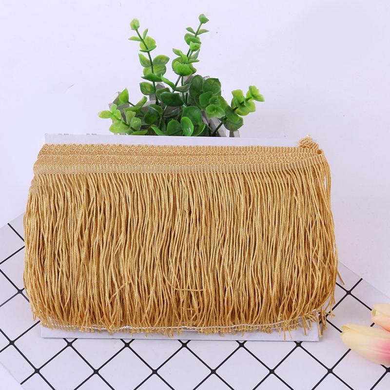 10 metrů latinská třásňová krajka makramé 15cm krajková ozdoba třáseň rayon DIY samba taneční šaty jevištní oděv šicí doplněk