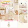 Cute Plush Stuffed Animal Doll - Soft Huggable Toy for Kids - 12 Inch Plushie for Cuddling - Machine , Perfect for Bedtime and