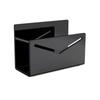 Document Organizer Letter Rack Desk Organization Stable Desk Accessory Versatile Office Decor Anti-slip Pads 15.3*6.5*10cm
