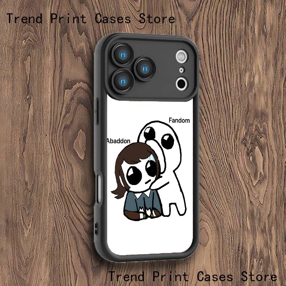 H-Haunted H-Hotel Abaddon Phone Case For iPhone 17,16,15,14,13,12,11,Pro,Max,Plus,X,XS,SE4,E,Mini Black Thickened Border Case