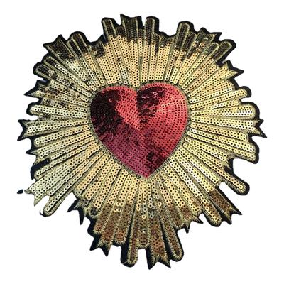 Gestickte Blumenaufnäher Farbverlaufsmuster Hautfreundlicher Stoff DIY Nähaufnäher Aufbügler