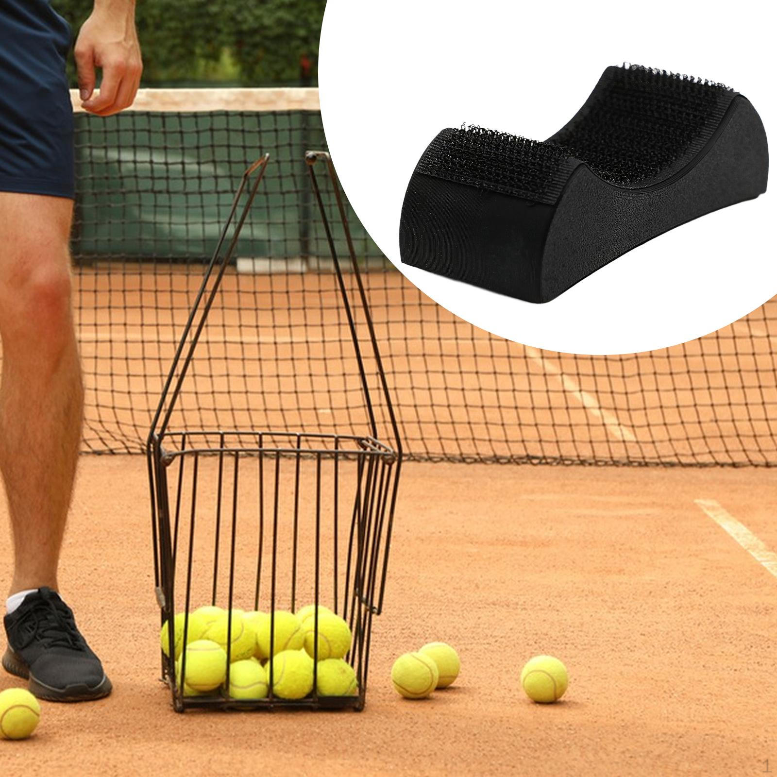 Tennis Ball Collector for Rackets And , Training Tool Quickly Collecting Balls. чёрный