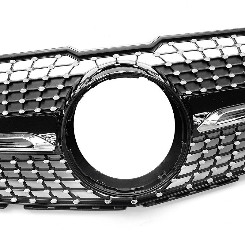 Front Bumper Grille Grills For Mercedes-Benz GLK Class X204 GLK260 GLK300 GLK350 2013 2014 2015 Facelift ABS Racing Grill