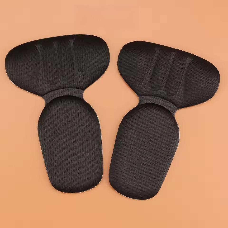 

1 пара женских туфель на высоком каблуке, стельки, регулируемый размер, наклейки на задник, защита от боли, амортизирующая подушечка, износостойкая, уход за ногами, амортизация чёрный