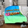Stumble Guys Customize Your Name Blanket Gift Customizable Blanket Soft & Cozy Great for Couch Bed Seaside Living Room Ideal for All Seasons