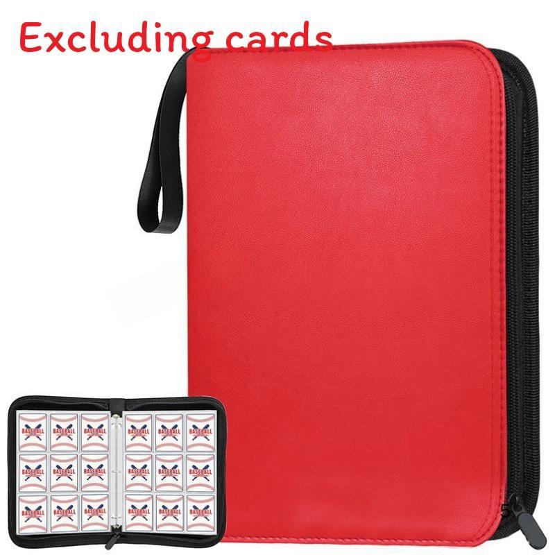 Nine Multi Color Grids Card Binder Holder Collection Book Loose Leaf Collectors