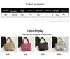 Korean Style 2024 Chic Women's Cotton Padded Shoulder Bag - Lightweight, Fashionable, Bucket Bag
