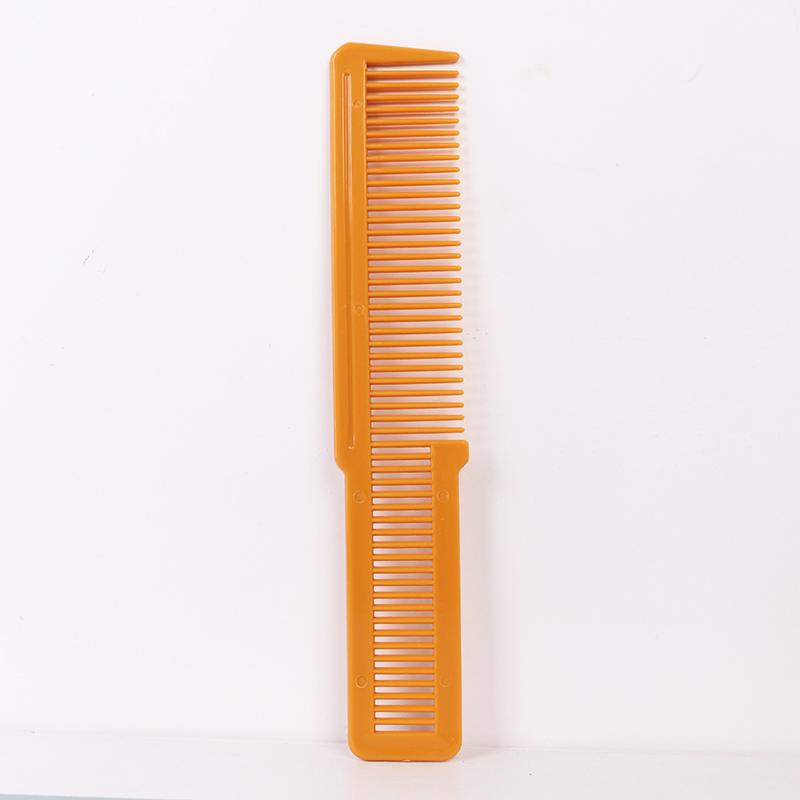 1 piece of plastic hair salon specific trimming comb anti-static plastic flat head comb hair styling comb