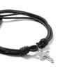 Line Cross Pendant Soft Double Rope String Bracelet (C2601AC1368)