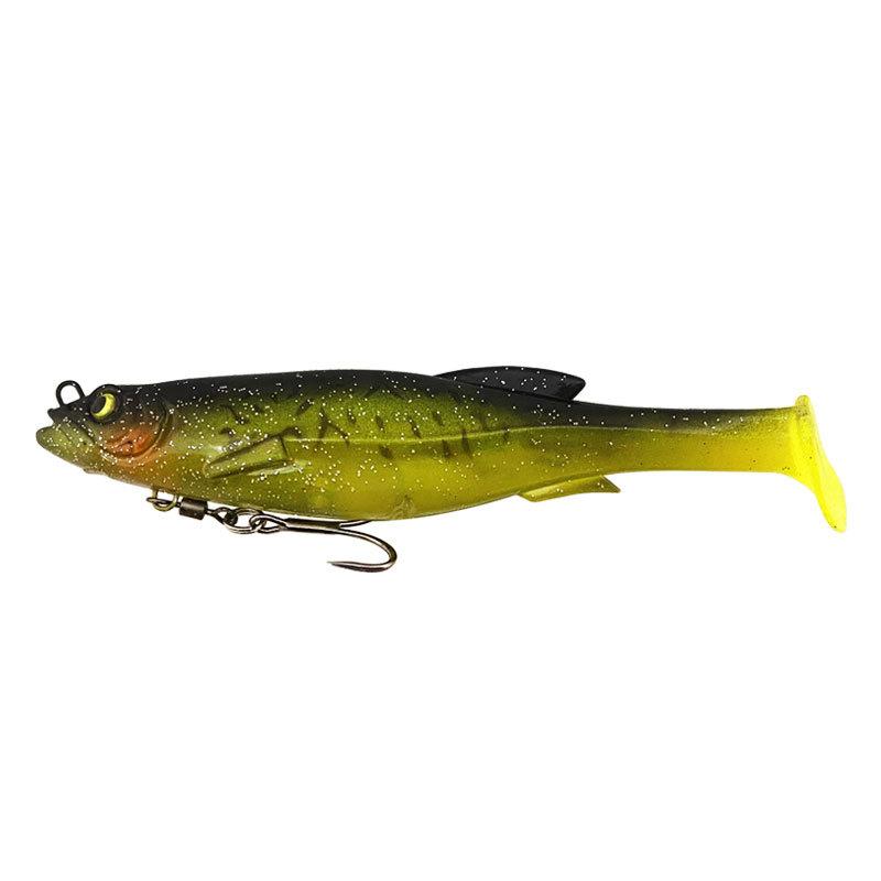 Lure Fish Bait, Lead-free T-tail Fish 12.5cm/21g, Double-ring Double-hook, New Soft Fish (as the picture,70mm5g)