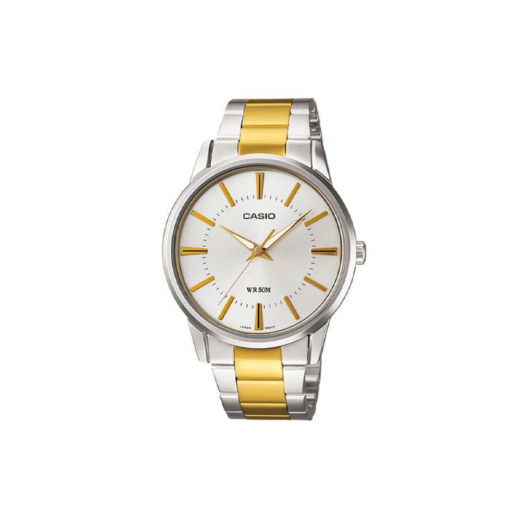 Casio Quartz Movement Stainless Steel Watch Men watches Silver MTP-1303SG-7A Silver Dial