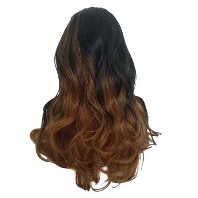 Small roll blonde gold gradient hair root attractive curly wig mature female