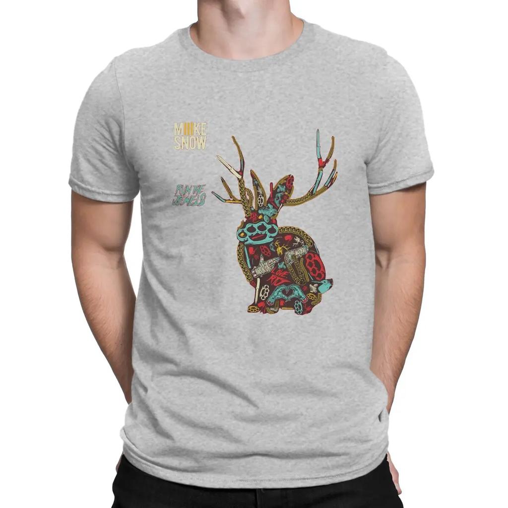 Heart Is Full Music T-Shirts Run The Jewels Band Humorous Pure Cotton Tees Round Collar Short Sleeve T Shirts Adult Clothes Unisex