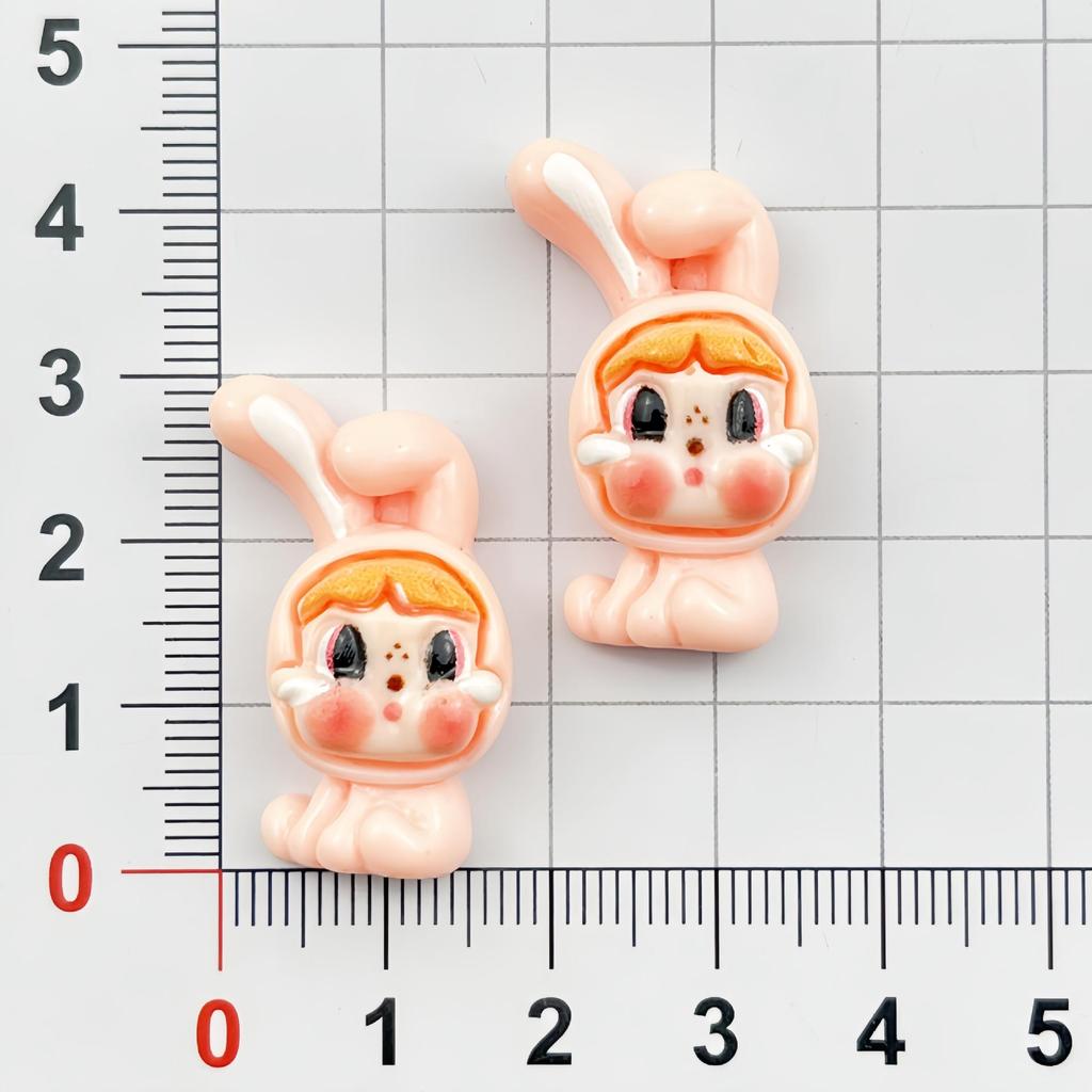 Crying Cartoon Girl Resin Accessories: Handmade Hair Clip, Shoe Buckle, Fridge Magnet, Cup Sticker, Phone Case Decor