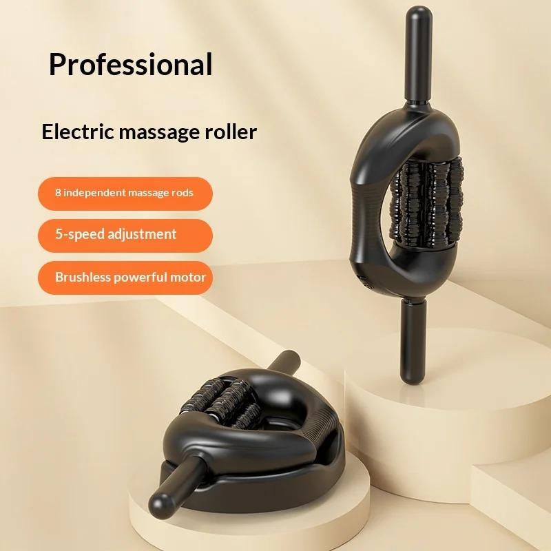 Roller Massager – Full Body Deep Muscle Massage Tool, Type-C Rechargeable, 2000mAh, for Shoulder Back Leg Foot