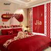 Wedding Decoration Set for Groom's New House: Master Bedroom, Living Room & Bride's Bedroom Streamers