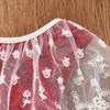 Baby Photo Clothes Lacy Jumpsuit Newborn Photoshooting Props OnePiece Lace Romper Bodysuit Skin-Friendly Photo Outfit