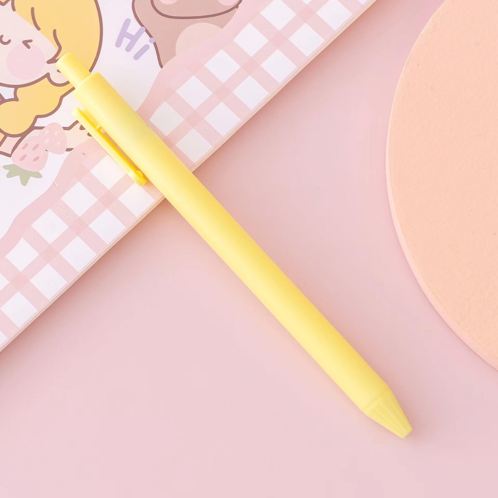 

Гелевая ручка Macaron Color Creative Cartoon - гладкие черные чернила, маркерная точка 0.5mm