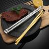 Stainless Steel 304 Grill Tongs Food Clip BBQ Steak Clip Bread Tong Cooking Utensils Party Non-Slip Kitchen Gadgets Accessories