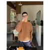 Maison Margiela Style Casual Wool Blend Knit Sweater Loose Fit Crew Neck Unisex Wear
