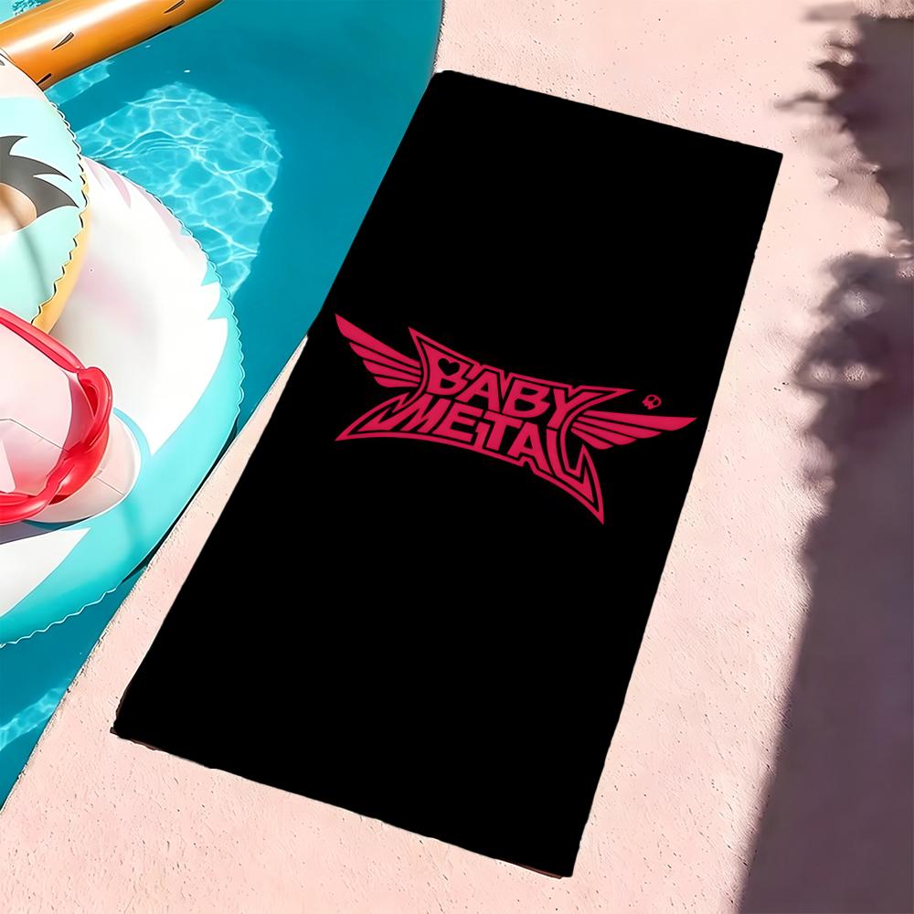 B-Babymetal Towel Microfiber Beach Towel, Quick-Dry, Sand-Free, Ultra-Fine Fiber, Super Soft. 60x35CMSYJ60