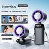 Semiconductor Cooling High Speed Handheld Fan Usb Mini Portable Charging Folding Violent Small Fan