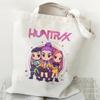 KPOP Demon Hunter Group Printed Canvas Bag Spot Women's Daily Handbag Shopping Bag KTY