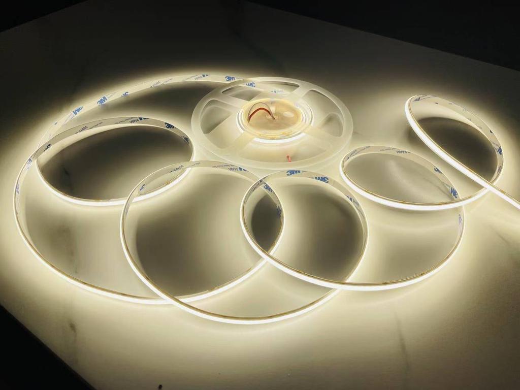Cob Strip Light 528 480leds/meter Pcb Width 10mm 14w/m 12v 24v Cob Led Strip