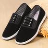 Cloth Shoes Men's Middle-aged and Elderly Casual Shoes Soft-soled Shoes Round Head Corduroy Men's Shoes