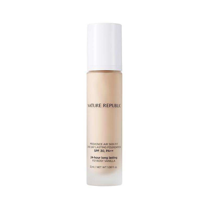 Nature Republic Provence Air Skin Fit One Day Lasting Foundation P21 Rosy Vanilla 32ml