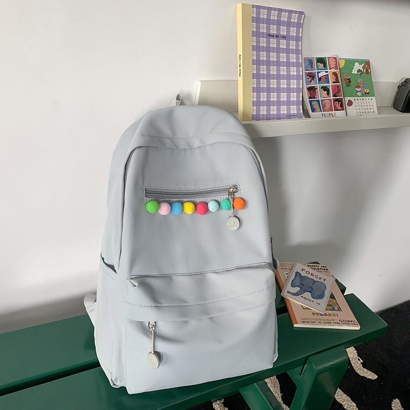 Small fresh and cute girl backpack, new large-capacity casual versatile student backpack