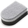 PRESSENCE Sponge for Polishing Dishware Foaming Frying Pan Pot Stainless Steel Sponge Kitchen Durable Gray Set of 10 16199904