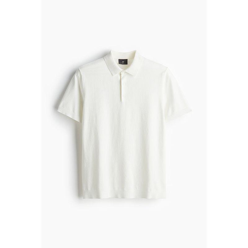 

HM 2025 Лето Новая мужская версия с плечом Короткий рукав Вязаная рубашка поло 1245997