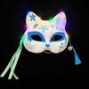 Japanese Style Fox Mask - Half-Face Anime Cosplay for Women