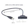 Usb 2.0 Sata Cable Optical Driver Adapter Cable Cd/Dvd-Rom Drive Cable For Pc Laptop Notebook
