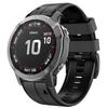 Pulseira de relógio 22mm 26mm Pulseira de silicone para Garmin Fenix 7 7X 6 6X 5 5X Pulseira de relógio de liberação rápida para Garmin Fenix 3/3 HR/3 Pulseiras de relógio de safira