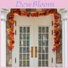 Autumn Artificial Maple Leaf Garland For Wedding Decor And Outdoor Events