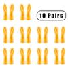 10 Pairs Of Pvc Cleaning Gloves Waterproof Wear-resistant Non-slip Latex Material Housework Laundry Washing Dishes Kitchen