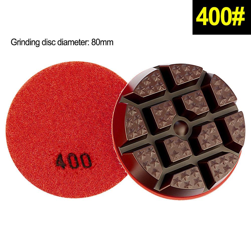 

1pcs 80mm Dry And Wet Polishing Pads For Granite Marble Concrete Grinding Disc Polishing Tools 50/100/200/400Grit