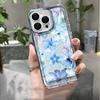 Blue Flowers Phone Case For Iphone 17 16 15 14 Plus 13 12 11 Pro Max Back Cover 16 17 Air Soft Phone Case Cover Shell
