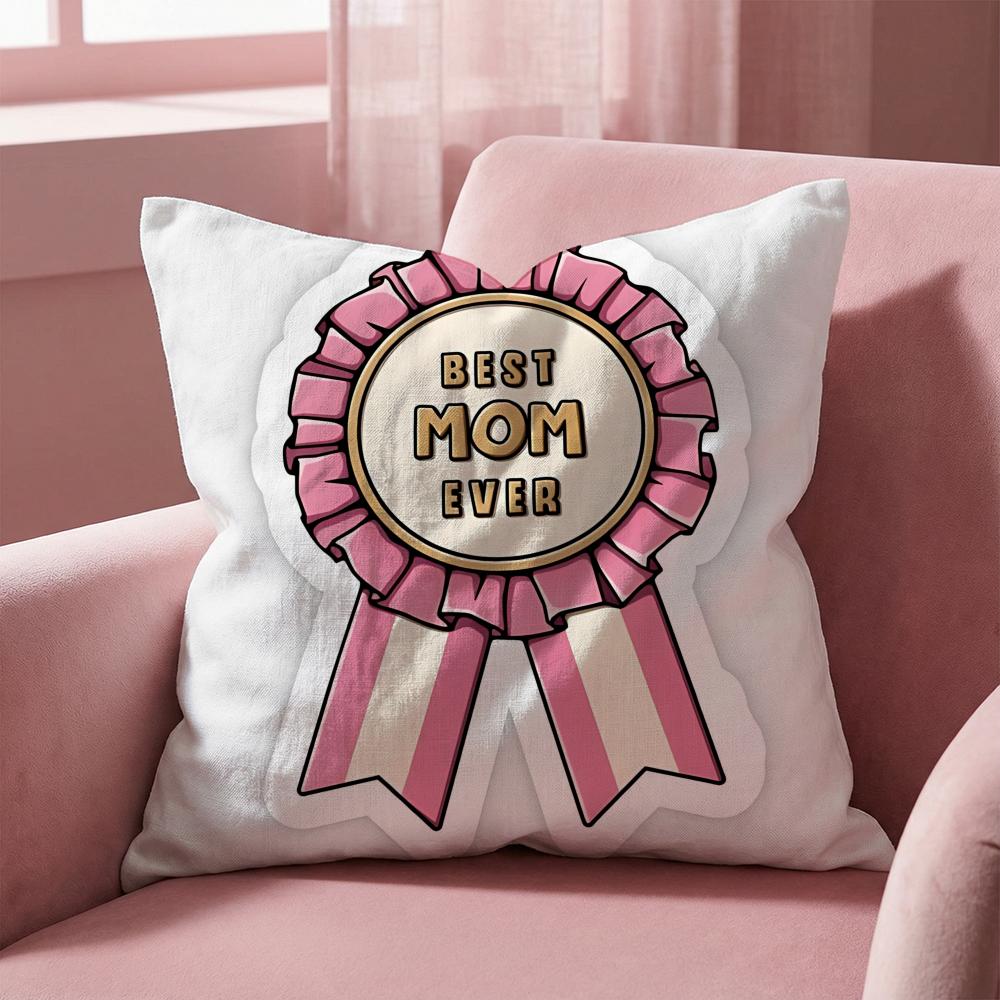 Holiday Mothers Day Cushion Cover MultiScene Pillow Cover for Home Car Reversible Soft Durable for Daily Use
