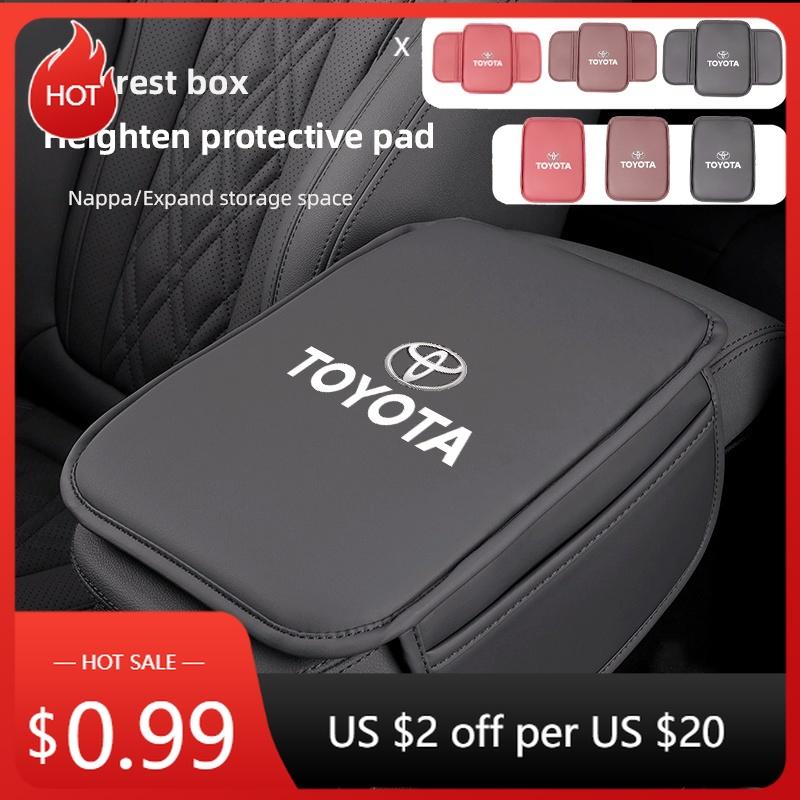 Für Toyota 2026 Heiße Radkappen Auto Armlehnenmatte Mittelkonsole Leder Schutzpolster Für Toyota Gazoo Racing TRD Corolla Yaris