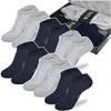 TASTIQ PREMIUM Men's Ankle Socks MIX NAVY Cotton 6 Pairs