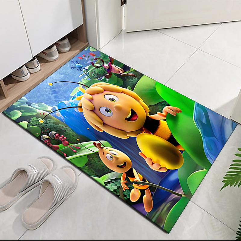 Maya the Bee Printed Carpet, for Office Chair Living Room Bedroom Kitchen Room Decor Gifts.