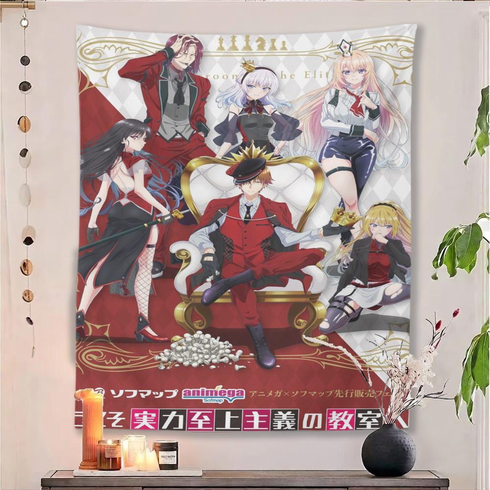 

CClassroom of the Elite Anime Tapestry AAyanokoji Wall Hanging for Bedroom Dorm Decor 74x94cm(29x37in)