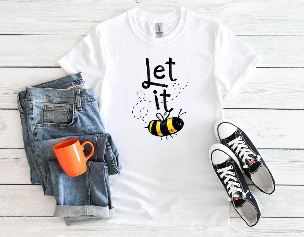 Let It Bee T-Shirt Cute Animal Love Men Women Unisex Shirt Hoodie Baseball 4259